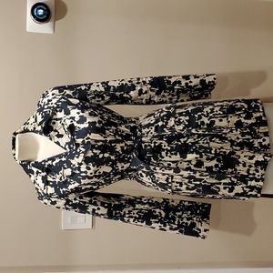 Mod inkblot trench coat FREE ADD-ON